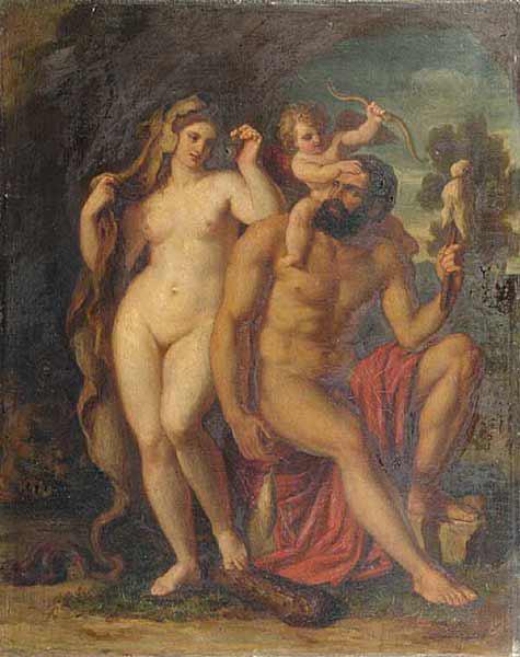Hercules and Omphale, unknow artist